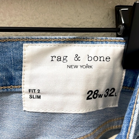 NWT RAG & BONE Fit 2 Aero Stretch Jeans in Parker - Picture 7 of 11